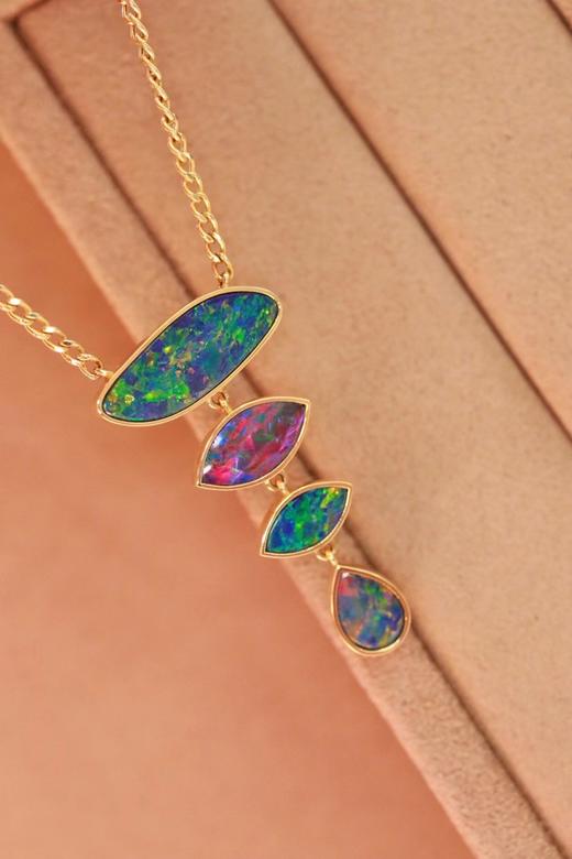 3.7ct 欧泊项链 商品图0