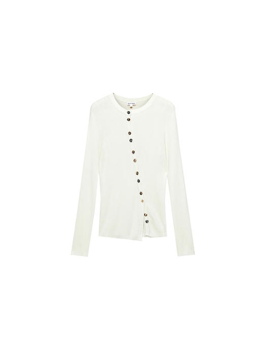 SELFWHO羊绒羊毛混纺针织衫开衫女秋季2024新款修身慵懒长袖上衣 商品图4