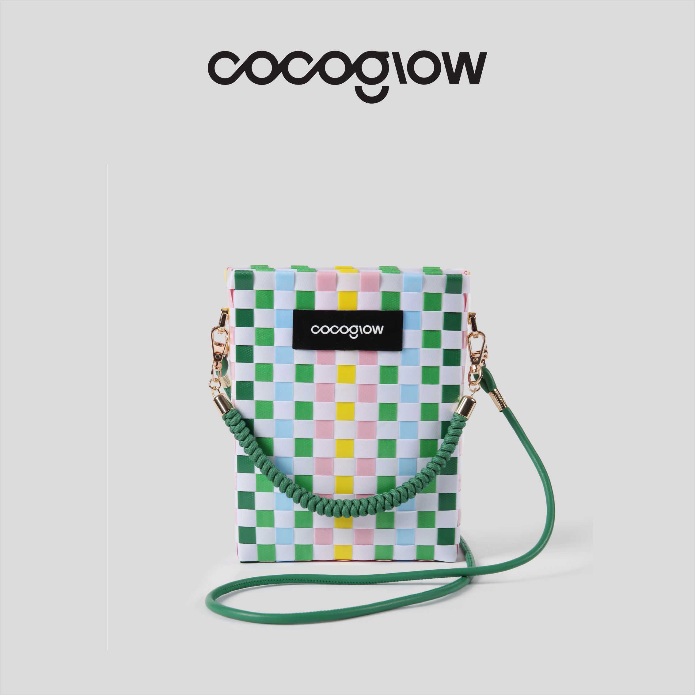 cocoglow ·Springpath_春之小径迷你托特女包手工编织包mini斜挎包