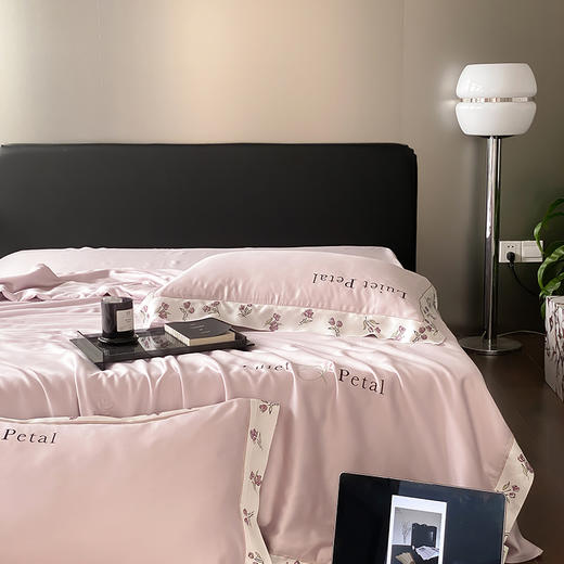 自然醒60支秘密花园奥地利天丝数码印花夏被四件套可水洗空调被冰丝滑夏被夏天被芯薄被子TD 商品图5