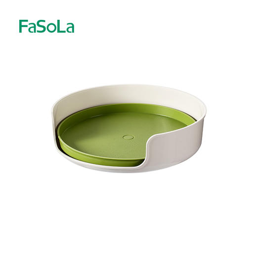 FaSoLa可旋转调料置物架厨房台面多功能托盘油盐酱醋调味料收纳架 商品图5