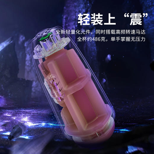 【三擎杯】仿真杯多频强震仿真内胆男用情趣玩具飞机杯（极速私密发货） 商品图3