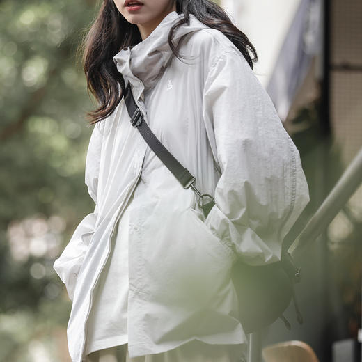 马登upf50+轻薄透气防晒服衫速干紫外线防晒衣可收纳上衣外套女 商品图3