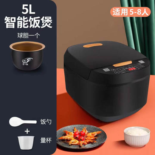 【智能魔盒，润口可口】先科5L电饭煲，大容量智能家用锅；电子智能控温，恰到好处的可口米饭，满满幸福感！ 商品图7