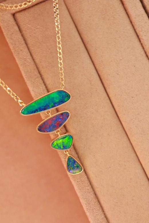 4.46ct 欧泊项链 商品图4