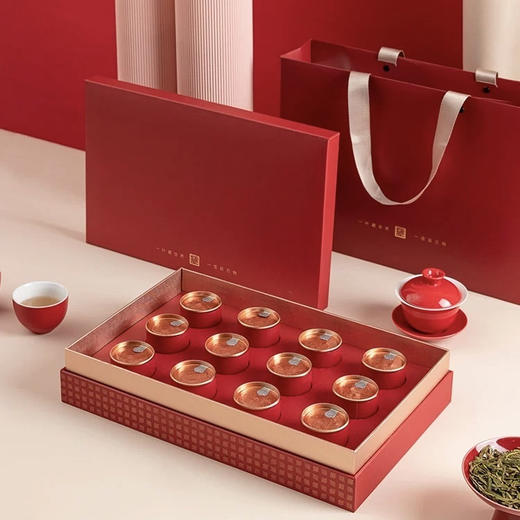 2012年特级金花茯茶礼盒(10g×12罐) 商品图0