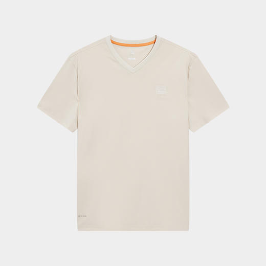 匹克2024年夏季新款轻运动系列男款V领短T恤F6242011 商品图1