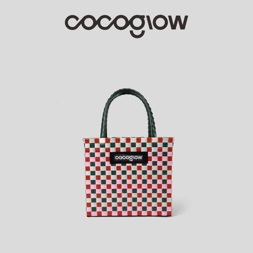 cocoglow·浆果花园女士手提包手工工艺编织菜篮子新品中号 商品图1