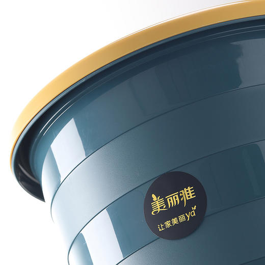 美丽雅双色垃圾桶8L 商品图4