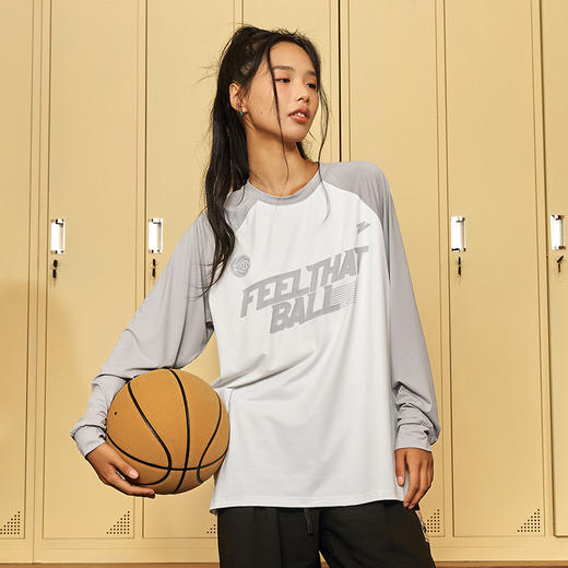 有志者UZIS 美式运动长袖投篮服男夏季跑步训练潮流撞色上衣[疾速 商品图3