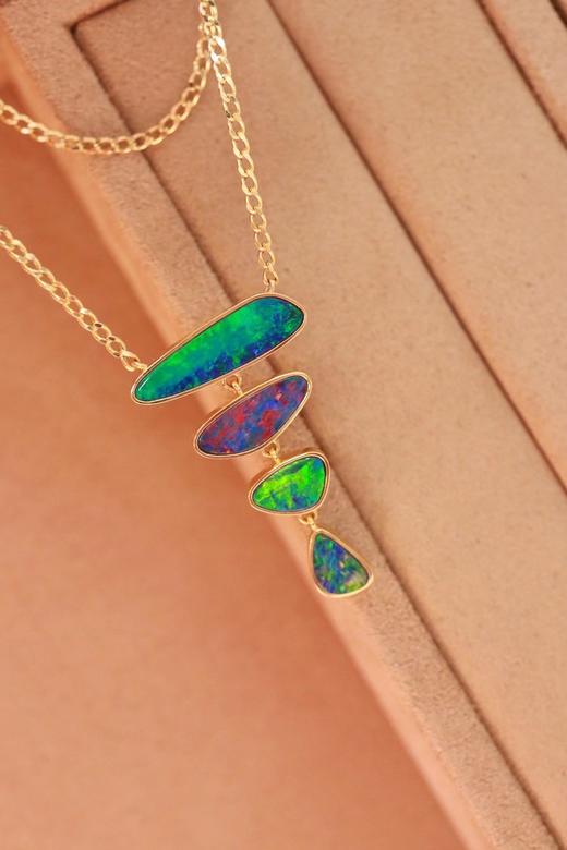 4.46ct 欧泊项链 商品图3