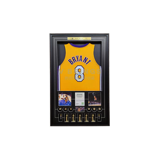 收藏系列 科比 湖人队8号黄色 亲笔签名球衣 商品图0