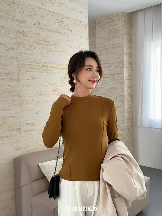女士粘纤磨毛时尚打底衫秋冬新款6933 商品图6