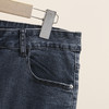 雀说 200斤胖MM夏季新款显瘦弹力开叉七分牛仔裤中裤加大码女装潮4ZF-2128 商品缩略图2