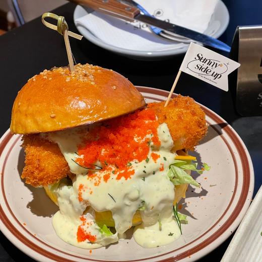 美式鳕鱼汉堡 商品图0