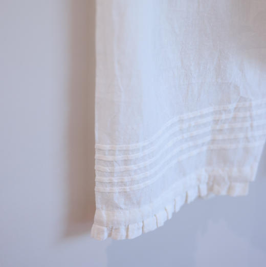 黄阿福｜细支亚麻米白衬裤 商品图5