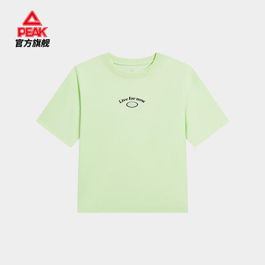 匹克2024年新款时尚生活女款圆领短T恤F6242632 商品图2