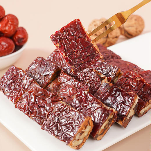 【超好吃的枣仁派】红枣的清甜和核桃的酥脆，口感香甜软糯中带着酥脆，新疆红枣无核零食食品独立包装Y 商品图1