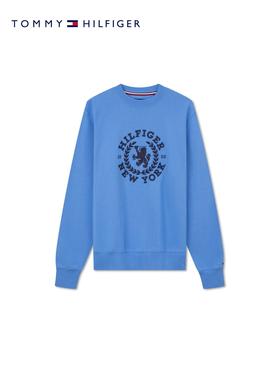TOMMY 卫衣男  MW33651-C30 靛青蓝.