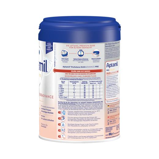 【品牌直供】德国Aptamil爱他美白金版婴儿配方奶粉 Pre段 0-6月 800g 商品图3