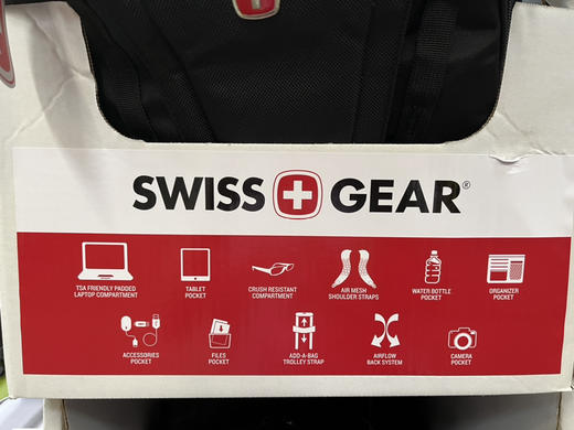 Swiss🇨🇭Gear 瑞士旅行商务双肩背包 国内1000+ 🇺🇸¥630直邮到手✈️自重很轻，5层分类，软垫肩带，耐用超值！ 商品图11