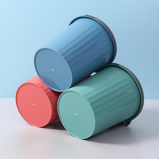 美丽雅圆形盖圈垃圾桶大号 商品图5