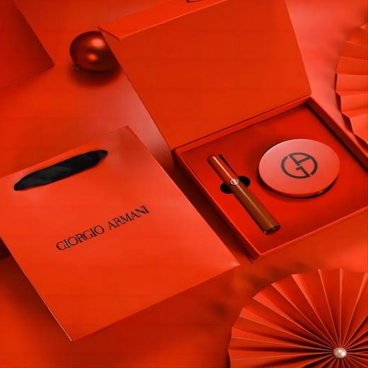 阿玛尼唇釉405+阿玛尼红气垫#2+限定礼盒 商品图4