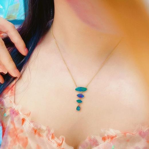 3.7ct 欧泊项链 商品图6