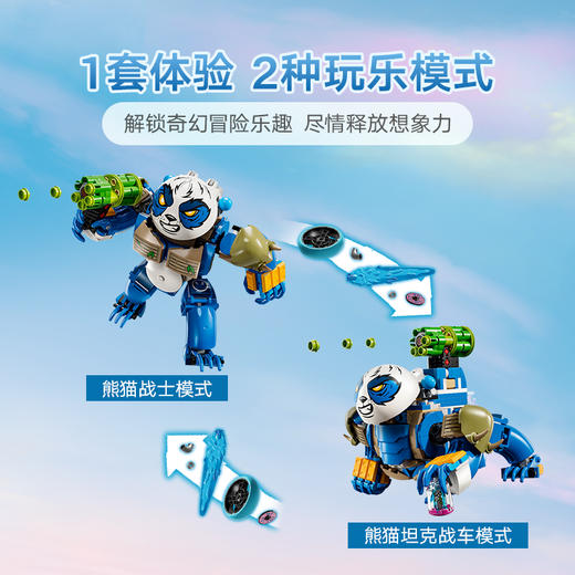 乐高LEGO 洛根和威猛熊猫LEGC71480 商品图2