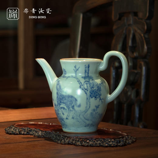 问鼎鼎青青花执壶公杯（鹿鸣于野） 商品图0