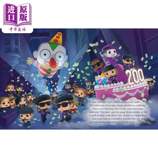 【中商原版】小金书 大眼仔系列 蝙蝠侠大战小丑 Little Golden Book Funko Pop DC Batman The Jokers Parade 英文原版进口 商品图1