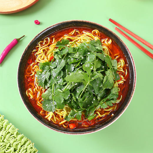 同碗福炸酱面5袋+香菜面5袋组合装 商品图3