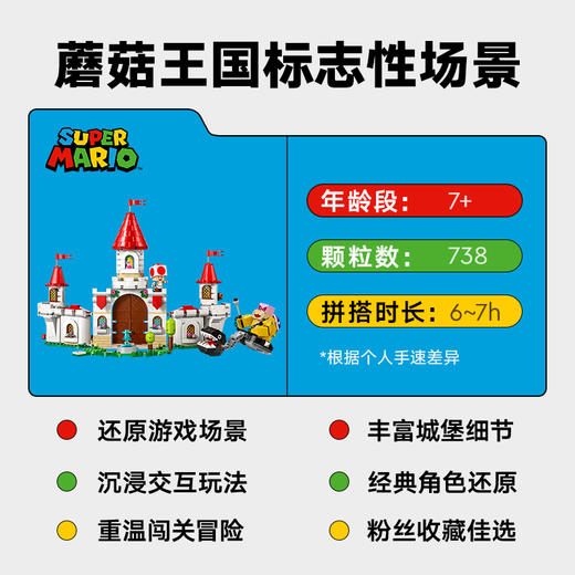 乐高LEGO 与洛伊对决！碧姬城堡LEGC71435 商品图2