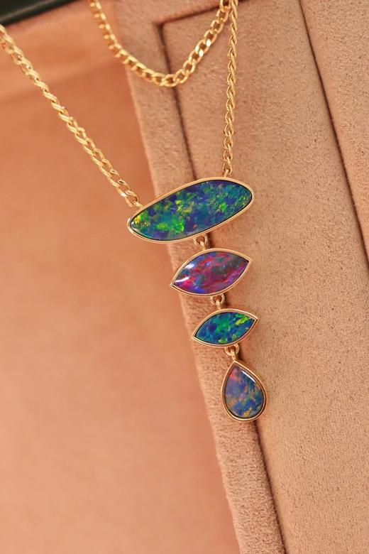 3.7ct 欧泊项链 商品图4