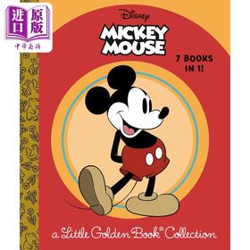 【中商原版】小金书 米奇老鼠Little Golden Book Disney Classic Disney Mickey Mouse a Little Golden Book Collection原