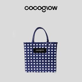 cocoglow·海蓝格大号女士手提包手工工艺编织菜篮子