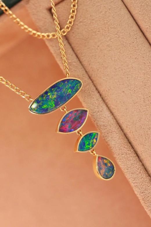 3.7ct 欧泊项链 商品图2