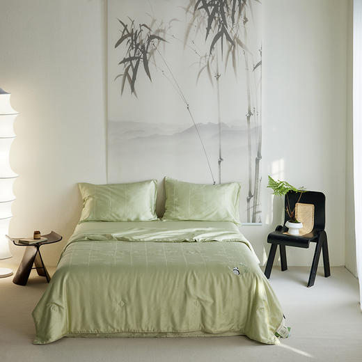 自然醒60支熊有成竹奥地利天丝提花刺绣夏被夏季丝滑凉爽空调被四件套可水洗薄被子TD 商品图11