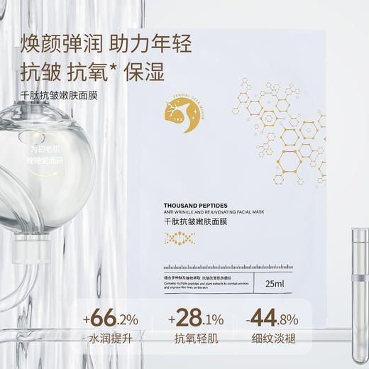 千肽抗皱嫩肤面膜【滋养修护、紧致抗皱、高效补水】 商品图1