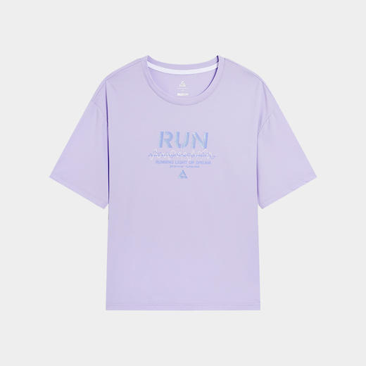 匹克2024年新款大众跑系列女款圆领短T恤F6242832 商品图0
