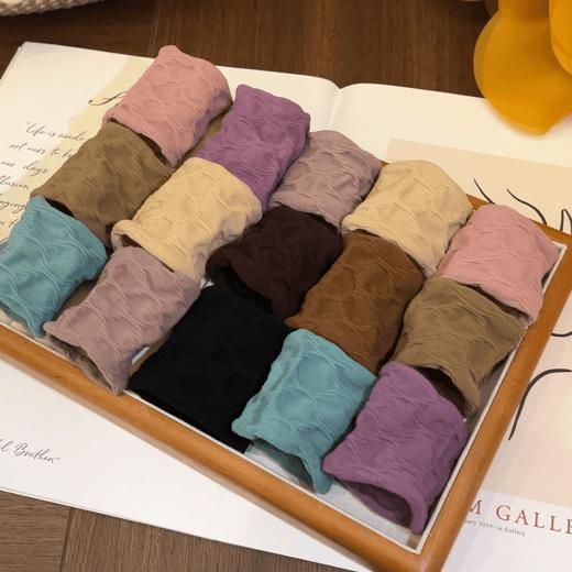 【5只装】升级款高马尾发圈 加粗加宽提花面膜肌高弹耐用头绳甜美气质扎马尾发绳女 商品图6