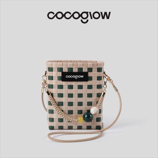 cocoglow·珠珠把手系列迷你托特手工编织包mini斜挎包 商品图1