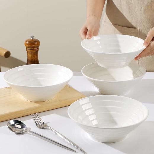 温润如玉的高级感！餐具中的“白月光”? 【CUNYONG存咏皓玉系列白玉斗笠碗】 旗舰店：69.8/套 开团29.9/套 存咏皓玉系列陶瓷斗笠碗 草帽盘 釉下彩工艺 商品图9