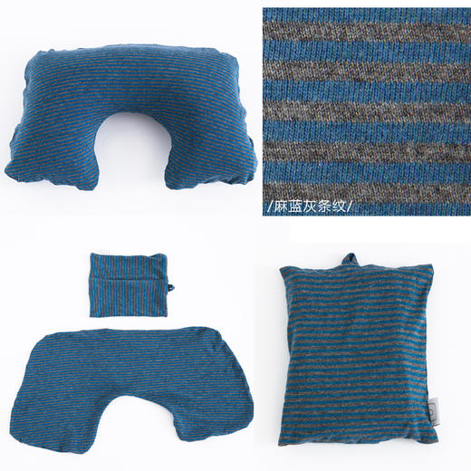 【充气U枕】充气U型枕无印吹气式护颈枕良品旅行枕飞机便携U形颈椎枕脖子靠枕 商品图11