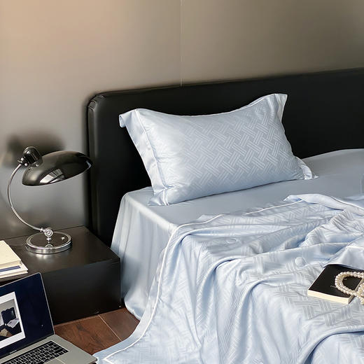 自然醒60支向晚奥地利天丝提花夏被轻奢高级感夏被四件套简约风夏天床上用品TD 商品图7