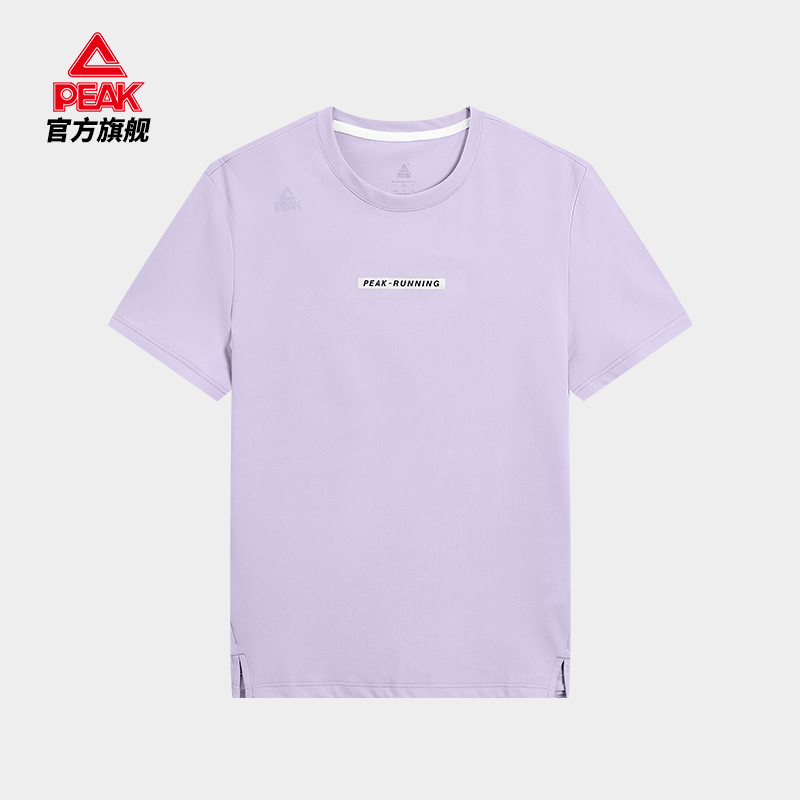 匹克2024年新款大众跑系列女款圆领短T恤F6242842