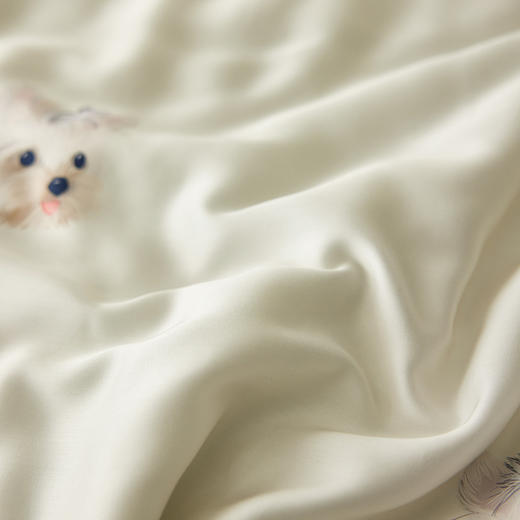 自然醒60支卡通奥地利兰精天丝数码印花夏被薄被芯空调被子四件套小清新可水机洗被TD 商品图5