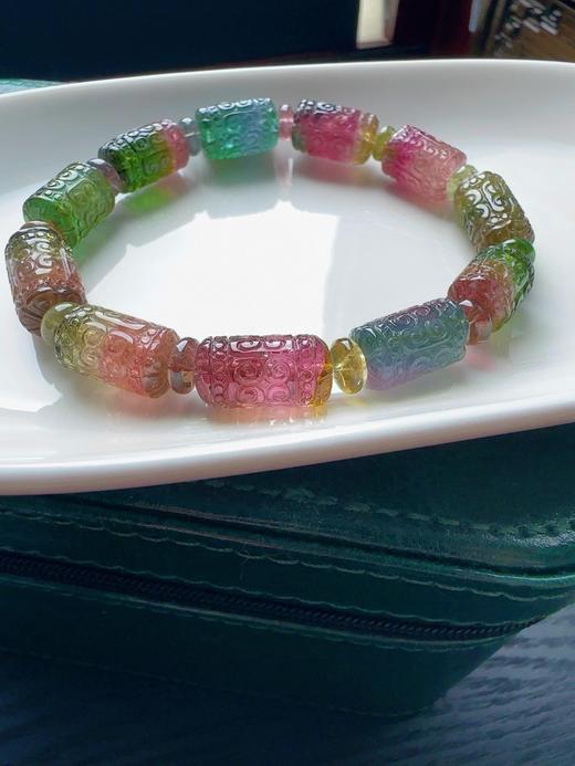 30.9g 雕刻碧玺手链 商品图4