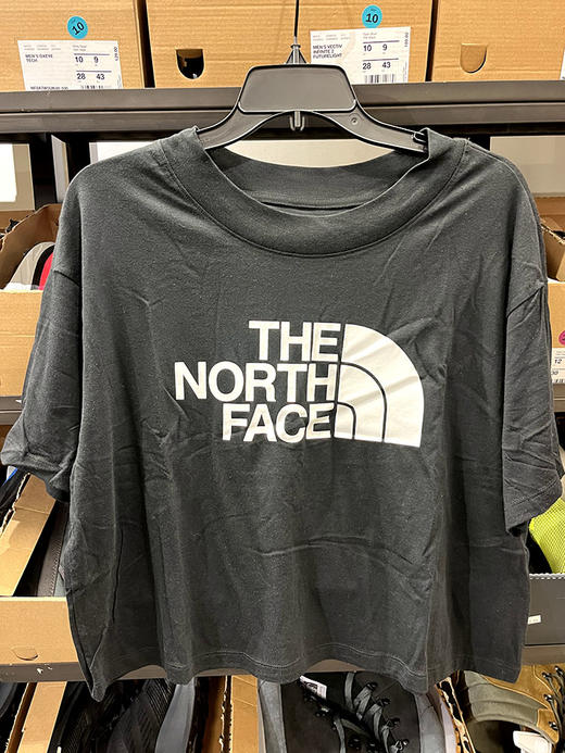 THE NORTH FACE/北面 女士夏季宽松短款多彩印花休闲圆领短袖T恤 商品图1