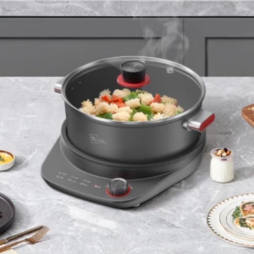 米技（MIJI）多功能锅家用电火锅 EMP-L6041 灰色 商品图0